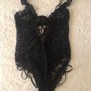 Delicate black lingerie